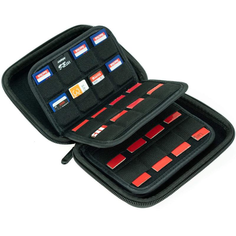  [AUSTRALIA] - Large Capacity 63 Slots Storage Case Holder for SD Memory Cards, Switch Game Cartridges, PS Vita Game and Micro SD Cards