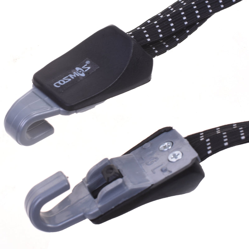  [AUSTRALIA] - COSMOS 3 in 1 Bungee Cord Elastic Motorcycle Bike Luggage Fixed Strap Rope, Pack of 2