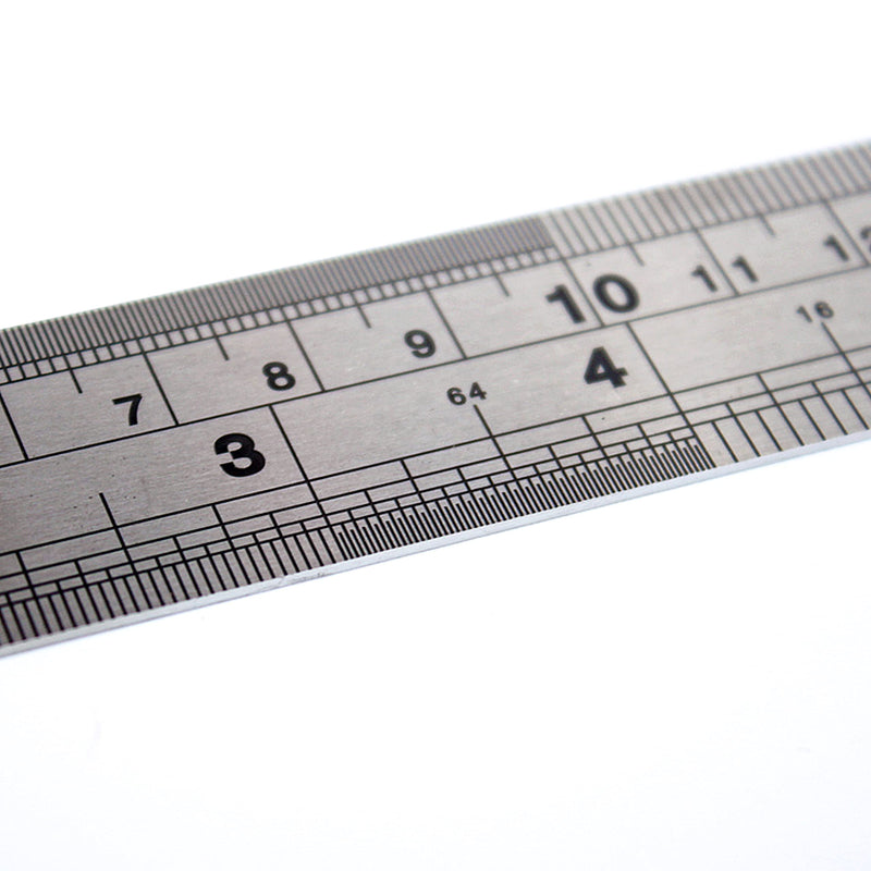  [AUSTRALIA] - KEWAYO Stainless Steel Ruler , 6/8/12 Inch Metal Metric and Imperial Rulers Kit for School, Office, Home, Architect, Engineers, Craft (3 Pieces)