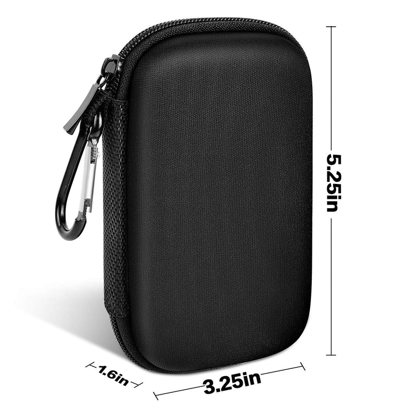 Hard Case Compatible with SanDisk Extreme PRO 500GB/ 1TB/ 2TB/ 4TB Portable External SSD and Compatible with Crucial X8 Portable SSD. Carrying Travel Holder for USB Cables. (Box Only) - LeoForward Australia