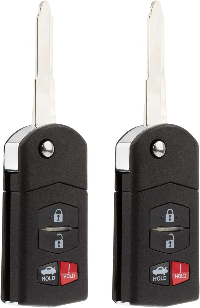  [AUSTRALIA] - KeylessOption Keyless Entry Car Remote Control Key Fob Replacement for BGBX1T478SKE125-01 (Pack of 2)