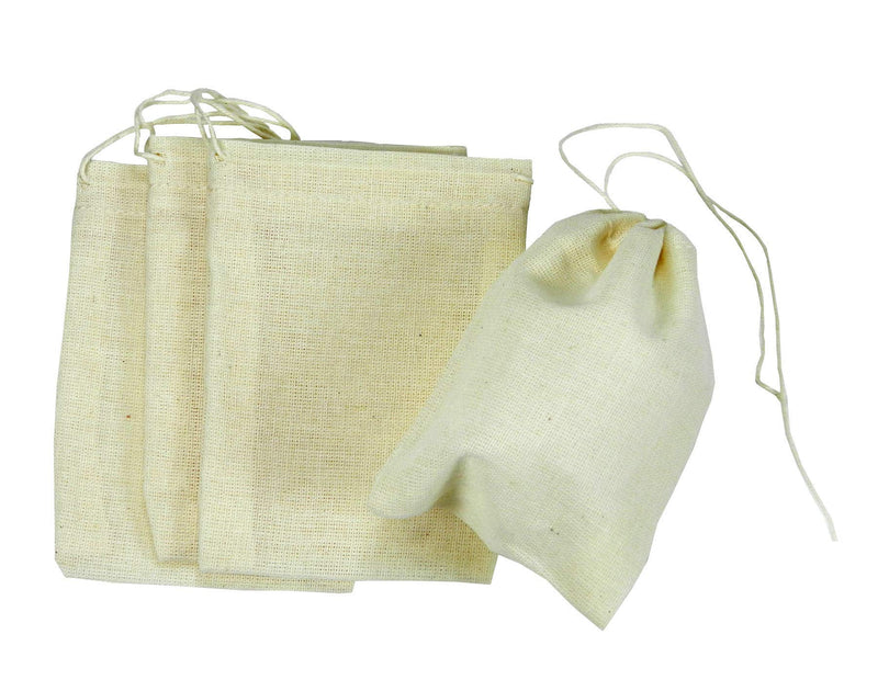  [AUSTRALIA] - Regency Wraps Regency Natural Spice Bags 100% cotton set of 4, 3x4