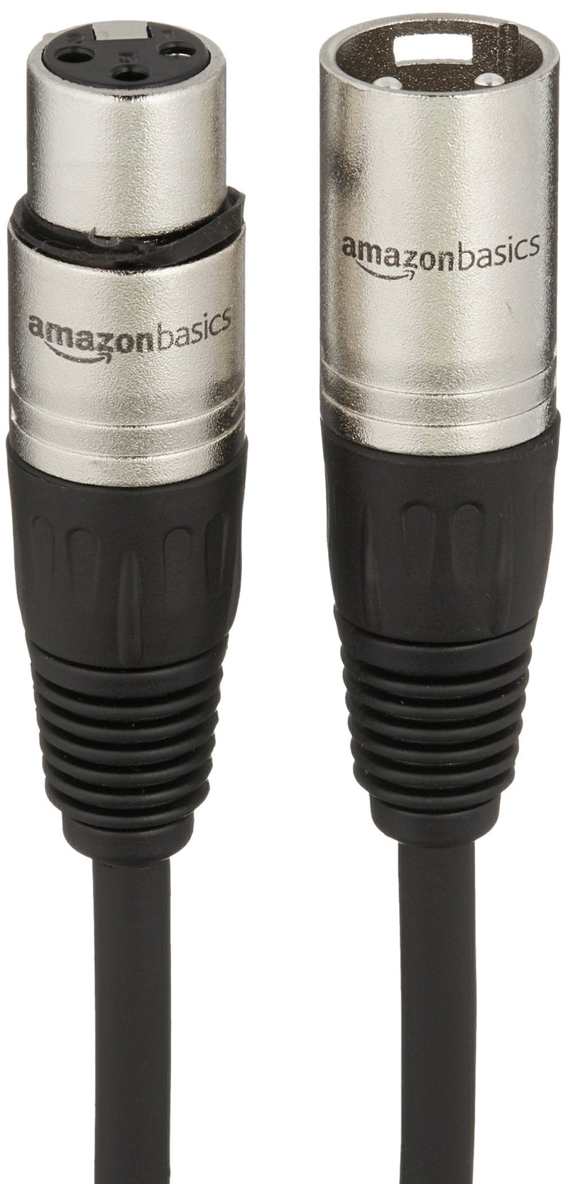  [AUSTRALIA] - BEHRINGER Audio Interface, 1x XLR/TRS 1x 1/4" 2X RCA USB, Black, 1-Channel (UM2) & Amazon Basics XLR Male to Female Microphone Cable - 6 Feet, Black Audio Interface + Cable - 6 Feet