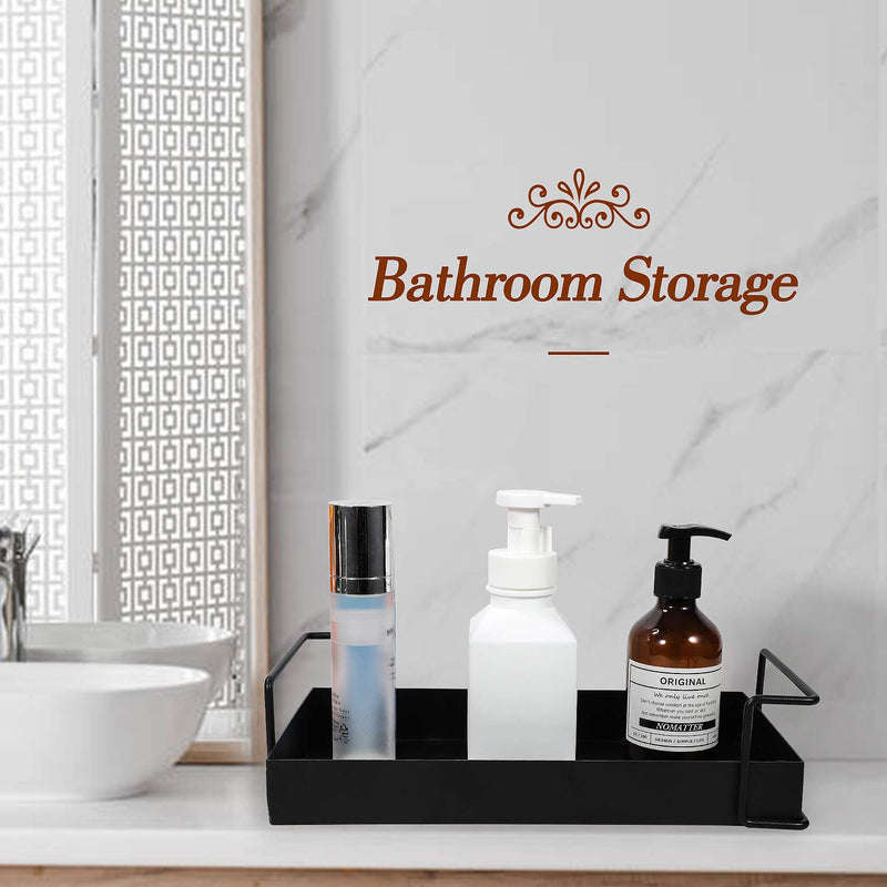  [AUSTRALIA] - GDGDTOO Bathroom Tray for Counter, Countertop Organizer Decorative Tray,Toilet Tank Storage Tray, Vanity Organizer for Tissues, Candles, Soap, Towel, Plant