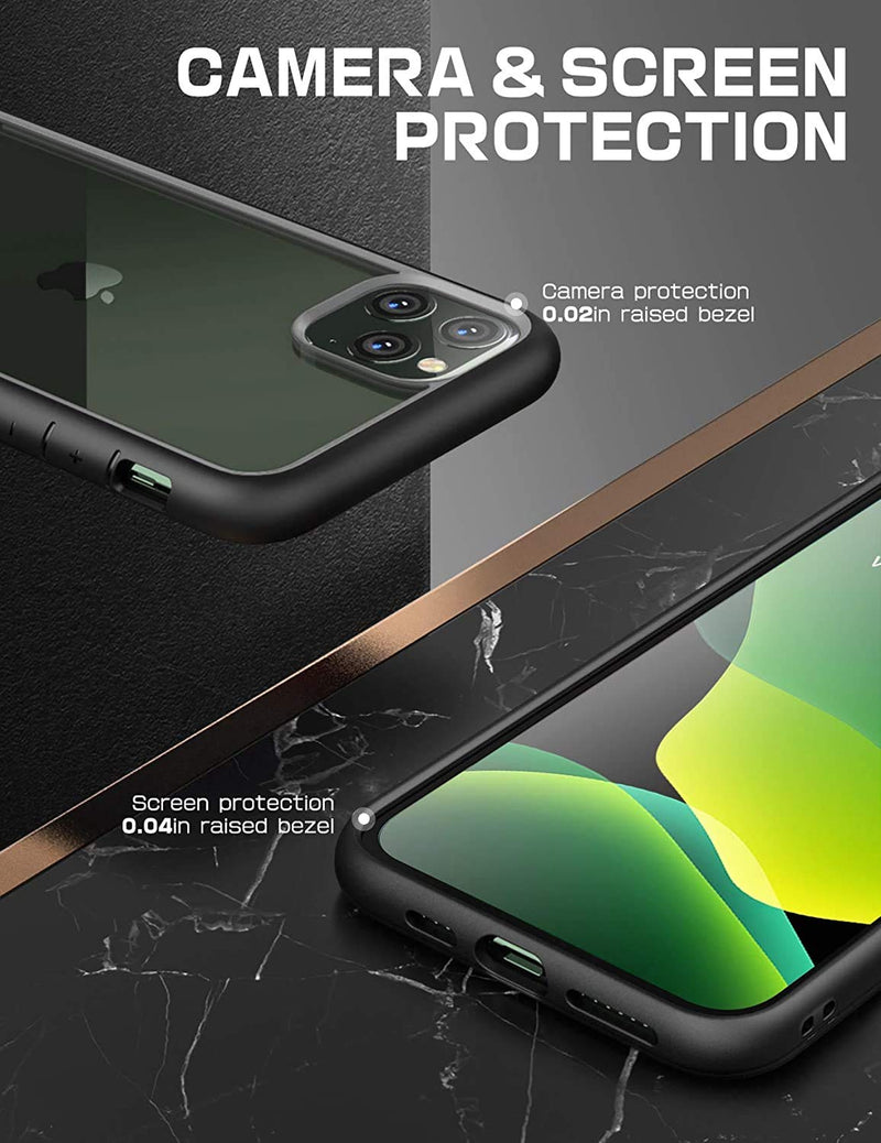  [AUSTRALIA] - Supcase Unicorn Beetle Style Series Case Designed for Iphone 11 Pro Max 6.5 Inch (2019 Release), Premium Hybrid Protective Clear Case (Black) Black
