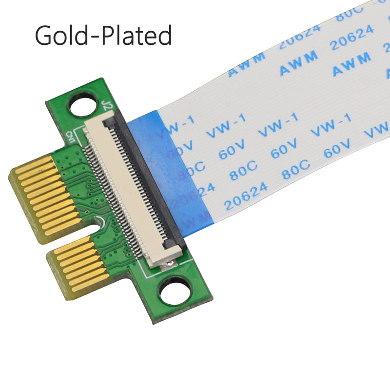 [AUSTRALIA] - CERRXIAN 14cm 90 Degree PCI-Express 1X Riser FPV Cable, PCI-E 36PIN 1X Extension Cable