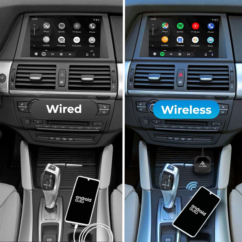  [AUSTRALIA] - AutoSky Wireless Android Auto Car Adapter Instant Wireless Android Auto Connection - Fastest and Newest Android Auto AAdapter - Forget The Cable and go Wireless - Plug and Play