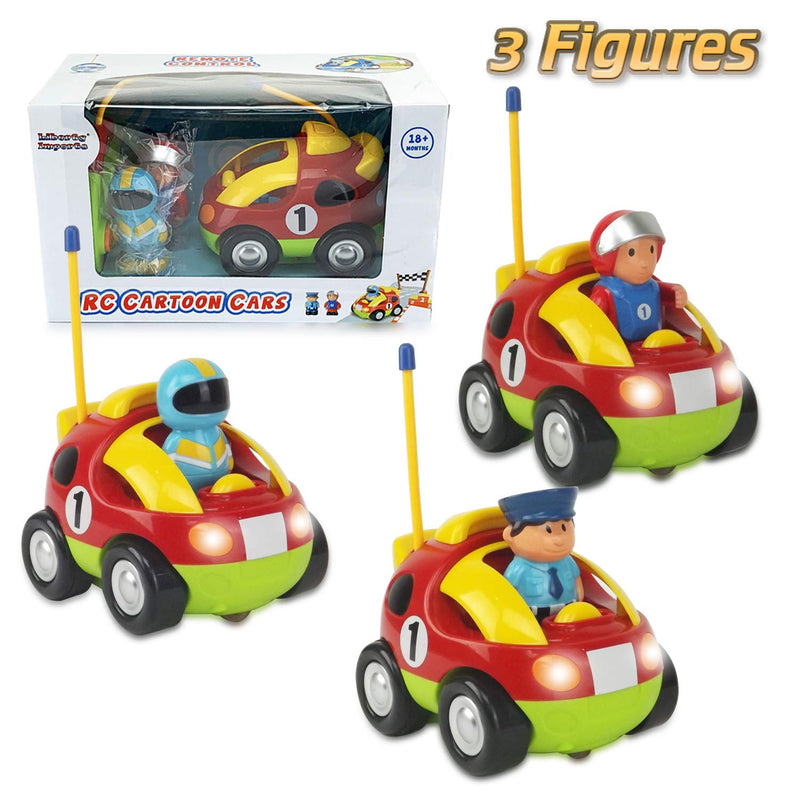 Liberty Imports My First Cartoon RC Race Car Radio Remote Control Toy for Baby, Toddlers, Children - LeoForward Australia