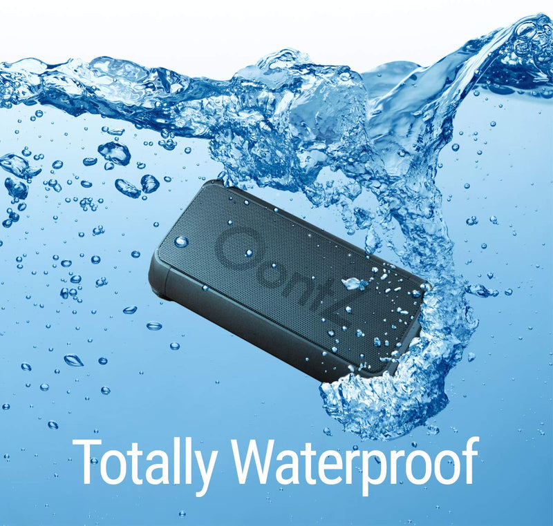  [AUSTRALIA] - OontZ Angle 3 Shower Plus Edition with Alexa, Waterproof Bluetooth Speaker, 10 W, Loud Crystal Clear Sound, Rich Bass, 100ft Wireless Range, Perfect Shower Speaker by Cambridge SoundWorks Black-Waterproof