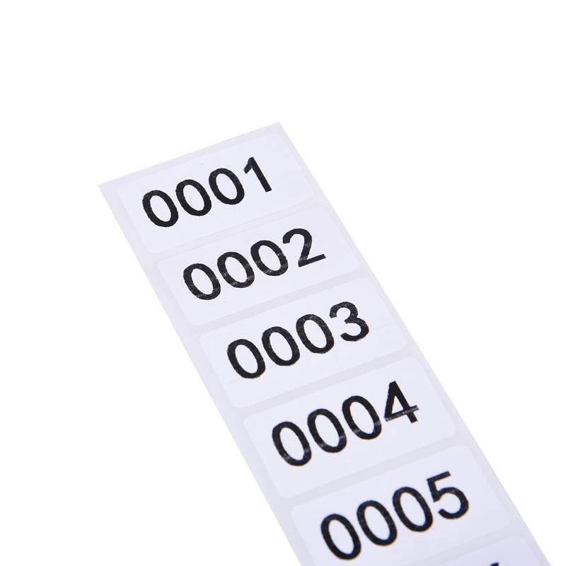 Inventory Labels - Consecutive Number Labels Inventory Stickers - Product Claiming Labels 1-1000 Clothes Numbers, Moving Box Numbering 0.75" x 1.5" Size Labels - LeoForward Australia