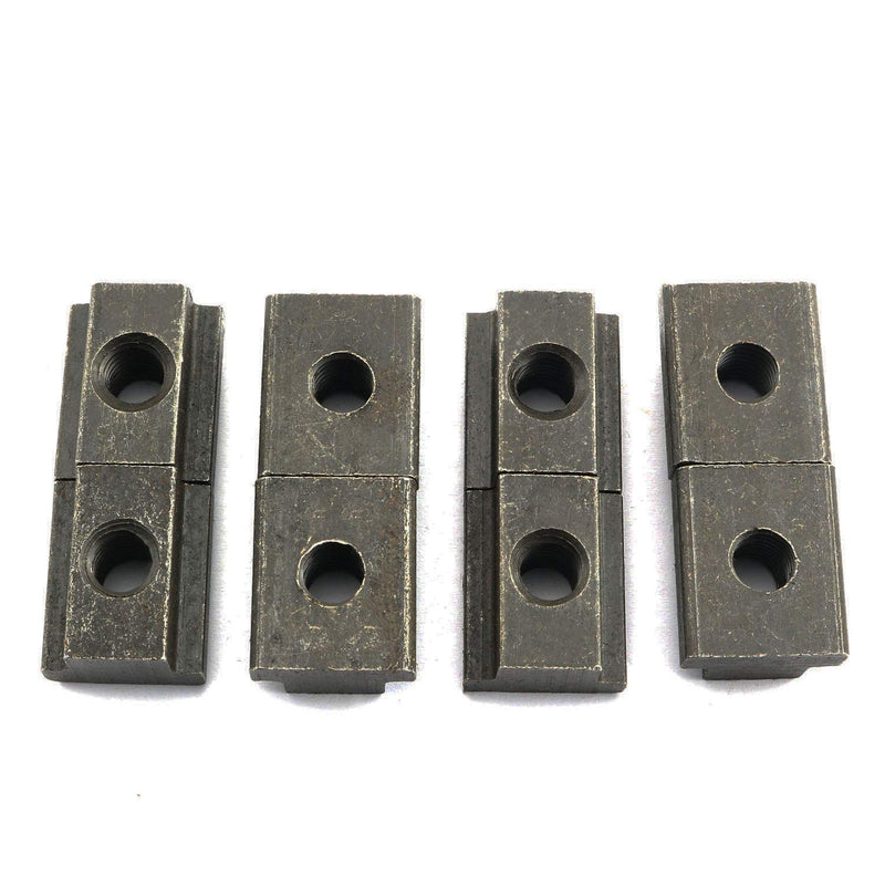  [AUSTRALIA] - 8 Pack M8 T-Slot Nuts Clamping Table Slot Milling T Sliding Nut Block Slot Machine Tool Black