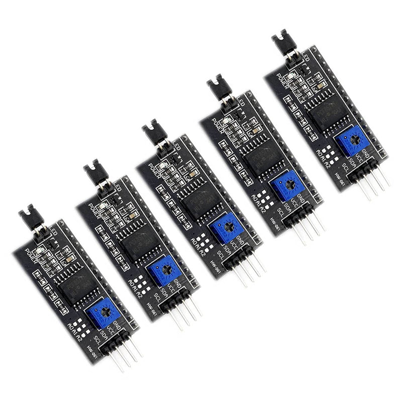  [AUSTRALIA] - KIRO&SEEU 5pcs 1602 LCD 2004 20x4 i2c LCD Display Adapter IIC//TWI/SPI/I2C Serial Interface Module Shield Compatible with Arduino UNO R3 MEGA2560