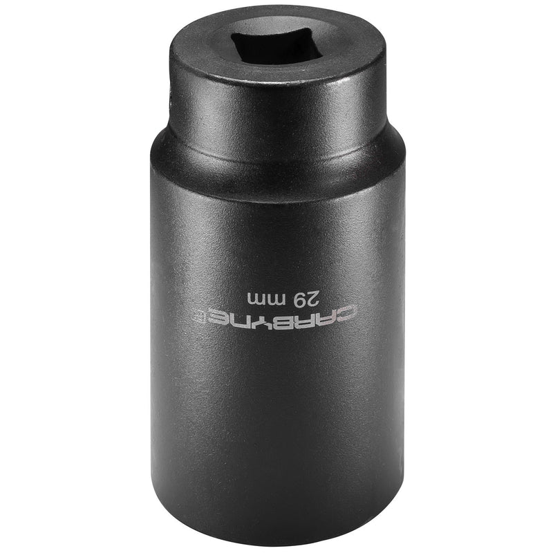  [AUSTRALIA] - CARBYNE 1/2-Inch Drive 29 mm Deep Impact Socket, 6-Point | Chrome Molybdenum Steel | Axle Nut Socket