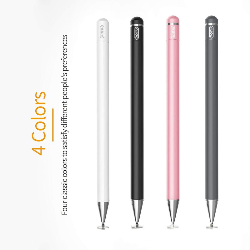 Stylus Pens for iPad Pencil, Capacitive Pen High Sensitivity & Fine Point, Magnetism Cover Cap, Universal for Apple/iPhone/Ipad Pro/Mini/Air/Android/Microsoft/Surface and Other Touch Screens White - LeoForward Australia
