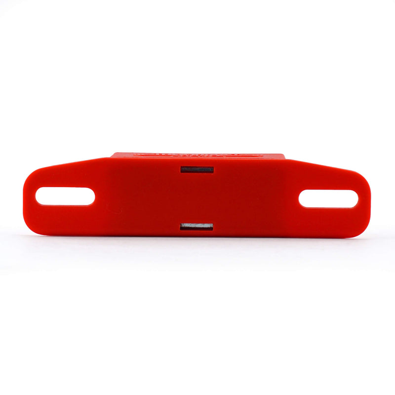 Master Magnetics 07502X2 Magnet Catch, Universal Latch with Strike-Plate, 2-Way Mounting Red, 4.25" Length, 0.938" Width, 1.125" Height, 50 Pounds (Pack of 2) - LeoForward Australia
