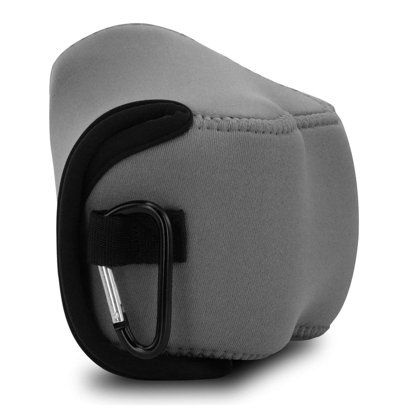  [AUSTRALIA] - MegaGear Ultra Light Neoprene Camera Case Compatible with Nikon Z50 (16-50mm) Gray