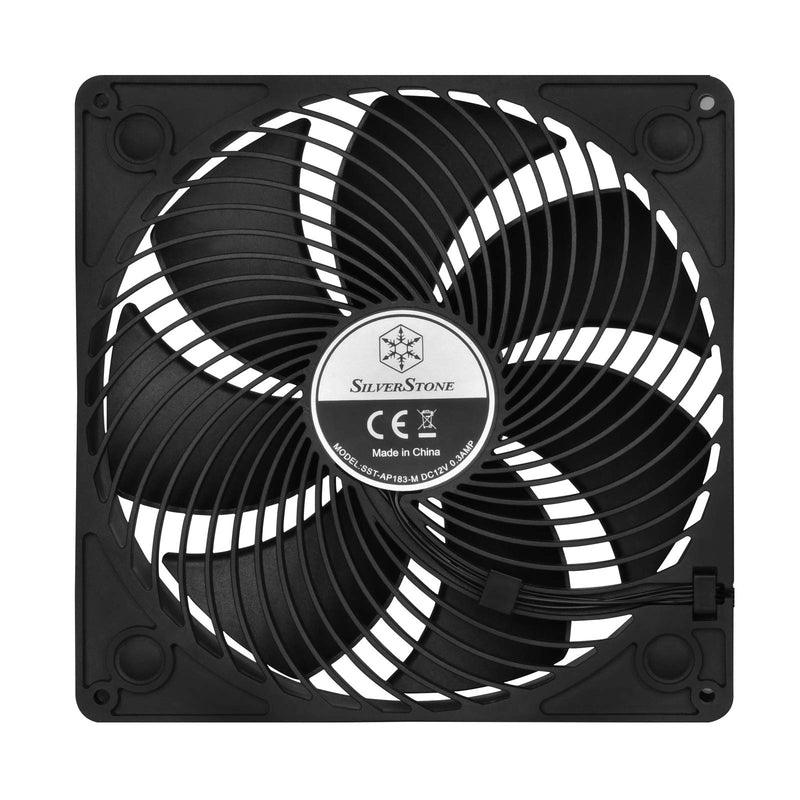  [AUSTRALIA] - Silverstone Air Penetrator AP183 180mm PWM Computer Case Fan 400~1500RPM Dual Ball Bearing with 32mm Thickness, SST-AP183