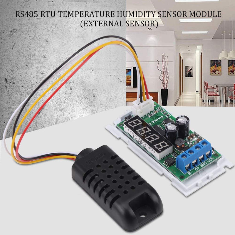 LED Temperature Humidity Sensor Digit Display RS485 Modbus RTU Humidity Temperature Sensor - LeoForward Australia