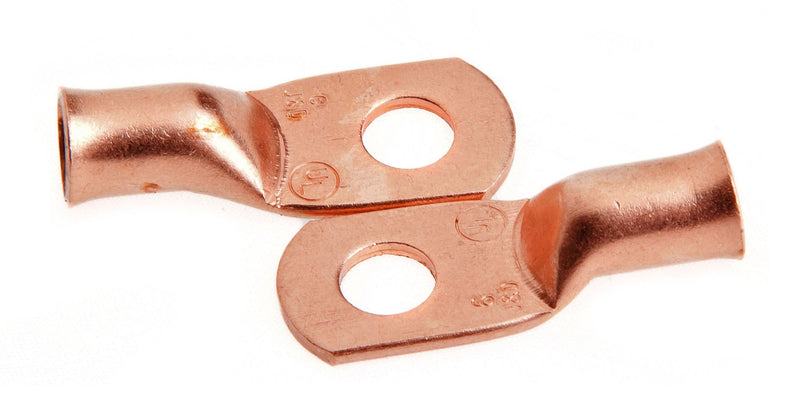  [AUSTRALIA] - Forney 60091 Copper Cable Lugs, Number 6 Cable with 1/4-Inch Stud Size, 2-Pack
