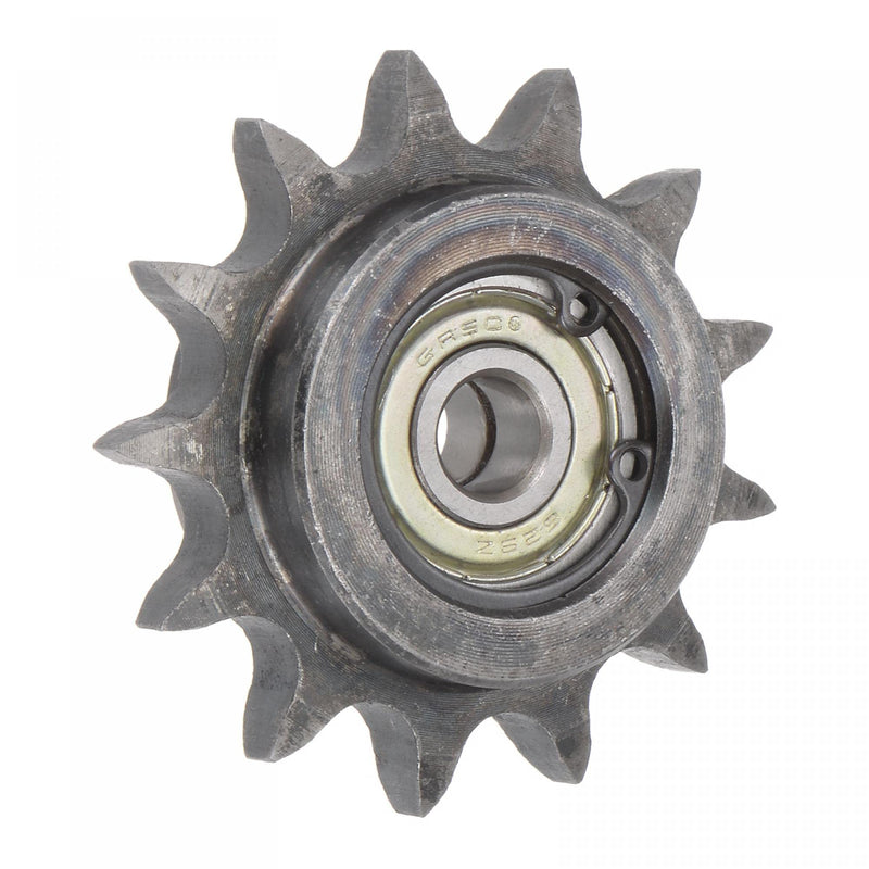  [AUSTRALIA] - uxcell #40 Chain Idler Sprocket, 9mm Bore 1/2" Pitch 13 Tooth Tensioner, Black Oxide Finish C45 Carbon Steel with Insert Double Bearing for ISO 08B Chains