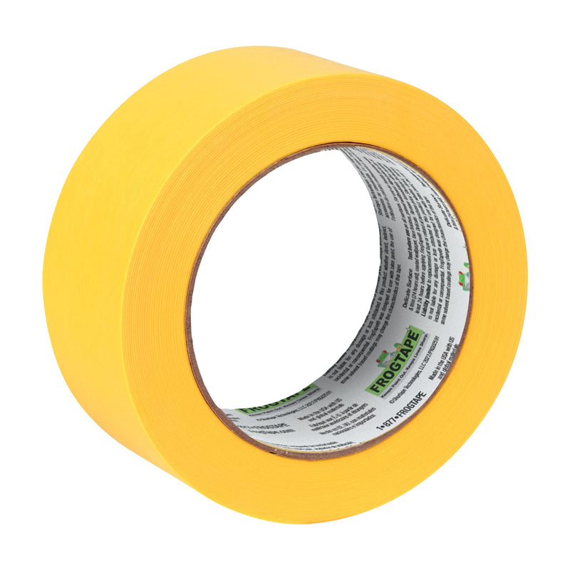  [AUSTRALIA] - FROGTAPE 280222 Delicate Surface Painter's Tape with PaintBlock, 1.88 inch width, Yellow 60 Yds Single Roll