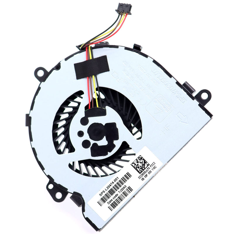  [AUSTRALIA] - Deal4GO CPU Cooling Fan L20474-001 for HP 250 G7 255 G7 256 G7 15-DA 15-DB 15-DR 15-DX 15Q-DX 15T-DS 15-DA0024LA 15-DB0011DX