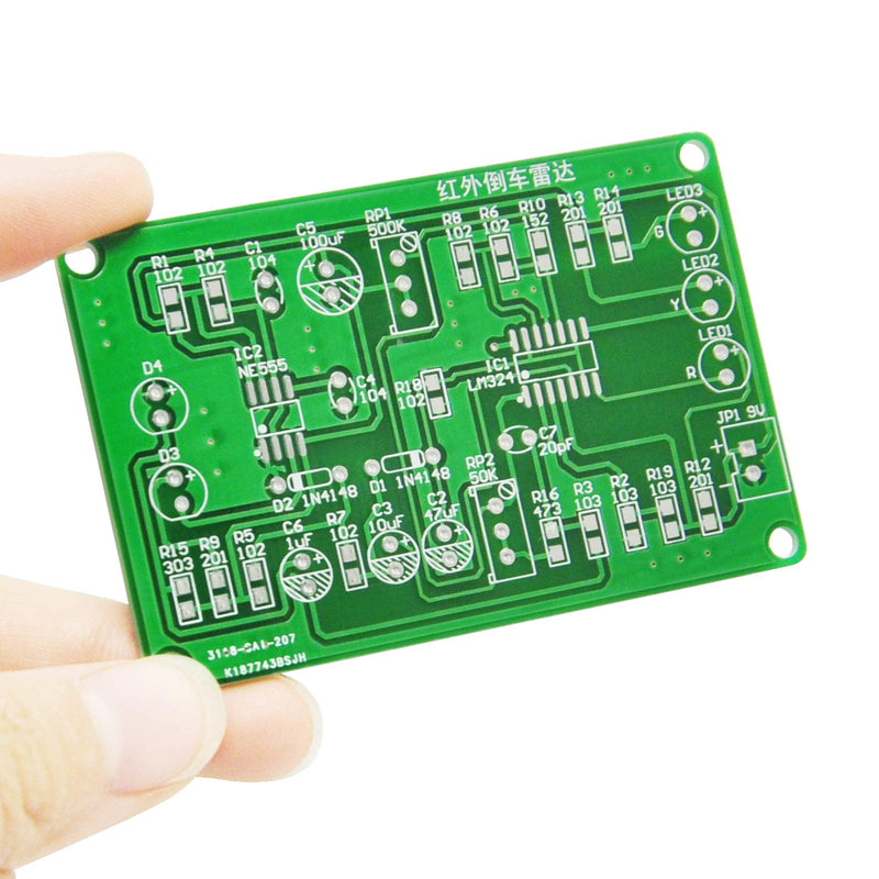  [AUSTRALIA] - Gikfun SMD Infrared Reversing Radar Practice Soldering Kit Welding Training Board for Arduino DIY EK1950