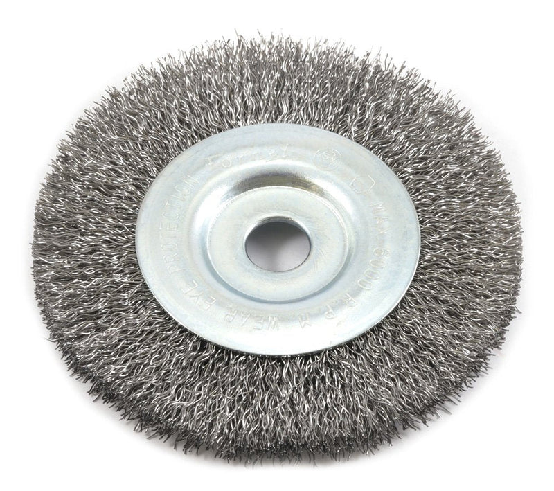  [AUSTRALIA] - Forney 72742 Wire Wheel Brush, Coarse Crimped with 1/2-Inch Arbor, 4-Inch-by-.012-Inch