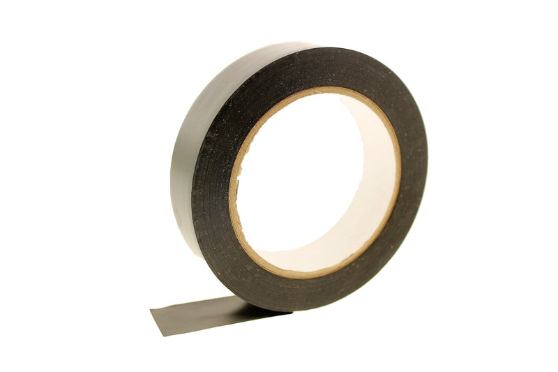  [AUSTRALIA] - 1" x 36yd Black 7 Mil Rubber Adhesive PVC Vinyl Tape OSHA Caution Marking Safety Electrical Removable Floor Tape