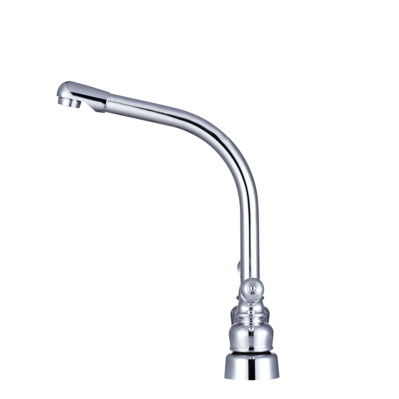  [AUSTRALIA] - Dura Faucet DF-PK210C-CP Hi-Rise RV Kitchen Faucet with Classical Levers (Chrome) Chrome Polished