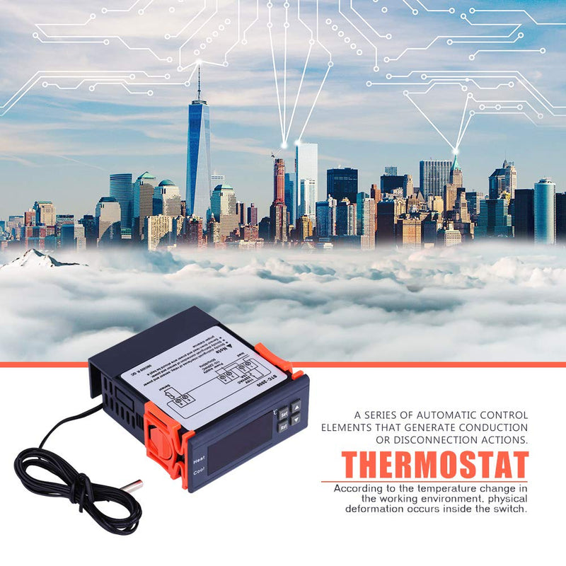  [AUSTRALIA] - STC-2000 Digital Heating and Cooling Mode Temperature Controller Thermostat AC 110V-220V