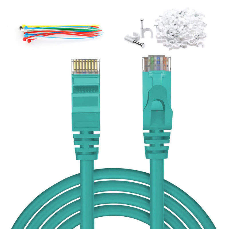  [AUSTRALIA] - Maxlin Cable Cat6 Ethernet Cable for Gaming 75ft Green LAN Network Patch Cord Wire - High Speed Internet Cable with Clips, RJ45, 24AWG, 500MHz Connectors for Router Modem, Compatible with PS3 PS4 PS5 75 Feet