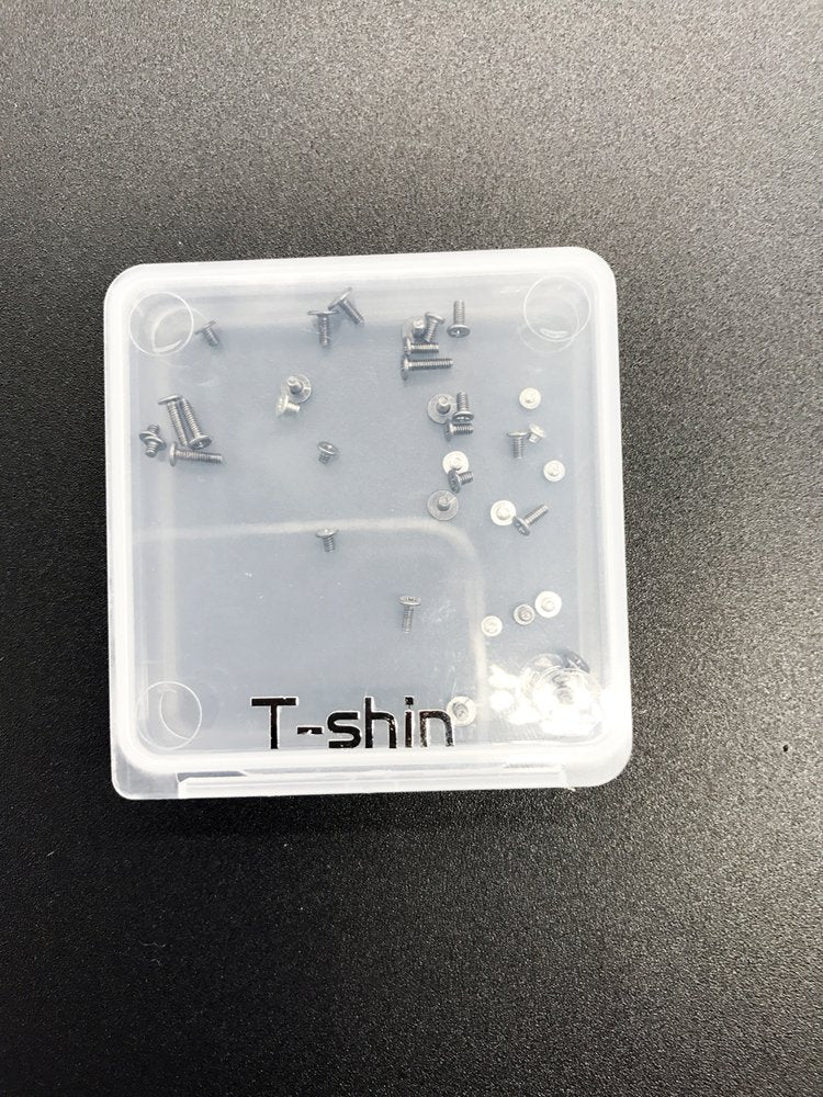  [AUSTRALIA] - T-shin Full Set Screws Replacement Repair Parts with Bottom Pentalob Screws for ipad with Compact Protective PP Storage Box (ipad air/air 2) ipad air / air 2