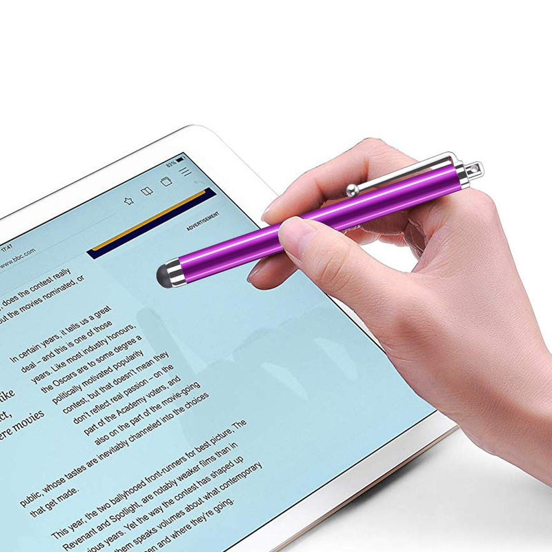 Assorted Colors Stylus Pen Universal Touch Screen Capacitive Stylus for Kindle Touch Screen, for Apple iPad iPhone Xs Max, XS, X, for All Cell Phone,All Tablets (5 Pack) - LeoForward Australia