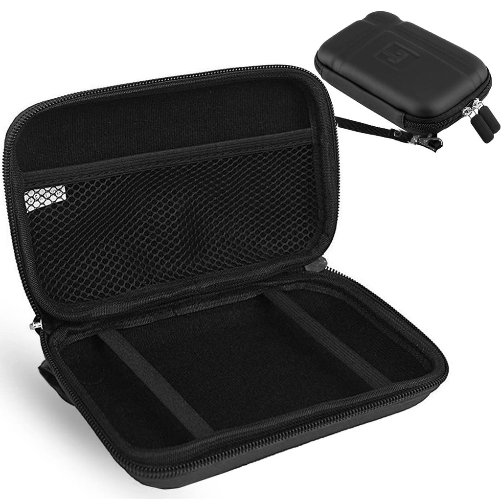  [AUSTRALIA] - 5 Inch Hard Drive Carrying Case Storage Bag Hard Protective Case GPS Case for Garmin Zumo XT Garmin Nuvi 44 50LM 55LM 57LM 2589LMT 2595LMT dezl 570LMT 5" Navigator (Black) black a