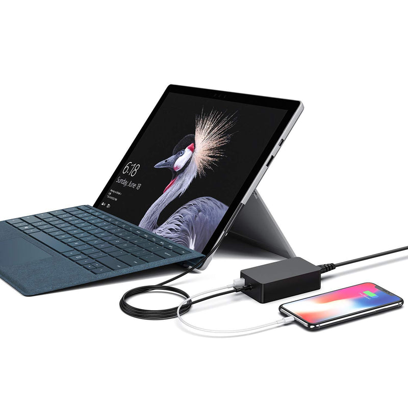  [AUSTRALIA] - Surface Pro Charger Surface Laptop Charger,Smartwifi 15V 2.58A 44W Portable Charger for Surface Laptop & Surface Pro (2017) & Surface Book and Surface Pro 3/Pro 4/Pro 5/Pro 6