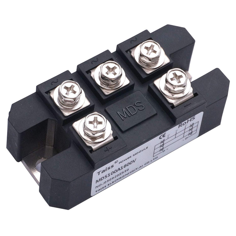  [AUSTRALIA] - Taiss Bridge Rectifier 100A 1600V 5 Terminals 3 Phase Diode Module rectifier MDS-100A