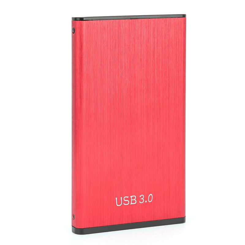  [AUSTRALIA] - Portable External Hard Drive,USB 3.0 Mobile Hard Drive,Hard Drive External Storage for PC, Laptop,Red(250GB) 250GB