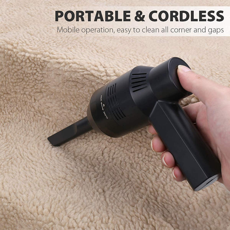  [AUSTRALIA] - Honlibey Upgraded Mini Keyboard Vacuum,Tiny Cordless Computer Vacuum Cleaner Electronics Laptop Vacuum, USB Rechargeable Tiny Vacuum Dust Kit for Desktop, PC, Sofa, Car, Pet House