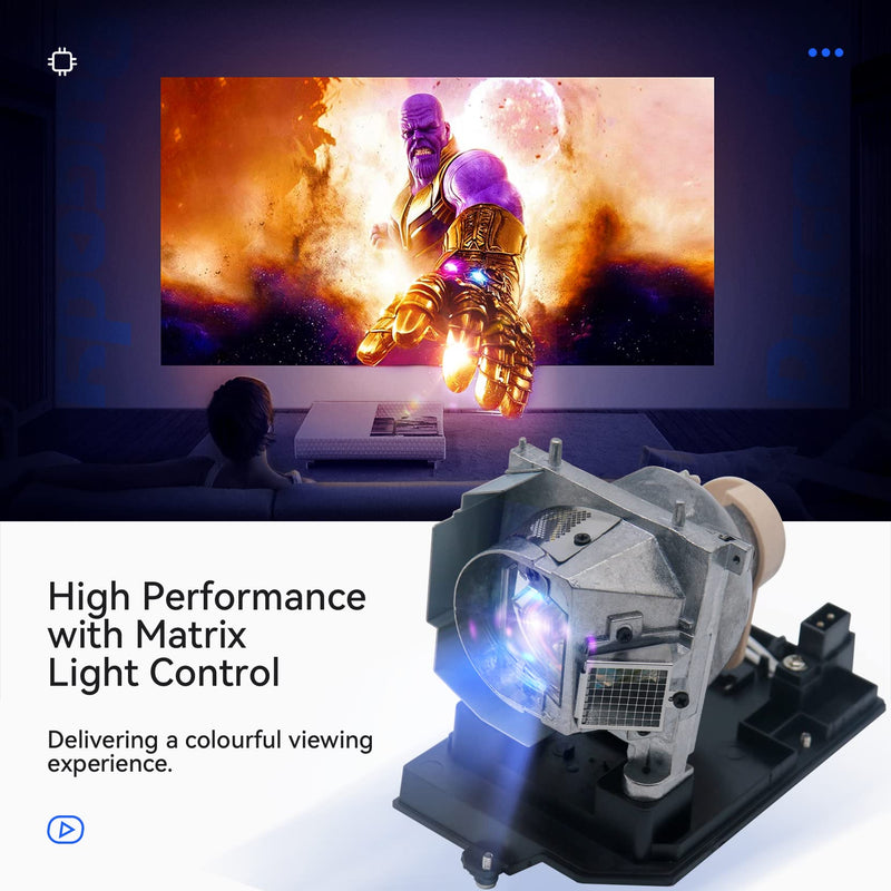  [AUSTRALIA] - Pugody NP20LP/60003130 331-1310/725-10263 BL-FU280C/SP.8JR03GC01 Replacement Projector Lamp Bulb for NEC U300X U310W U300XG U310WG DELL S500 S500wi OPTOMA EW675UTis EW695UTis EX685UTis EX665UTIS TW695