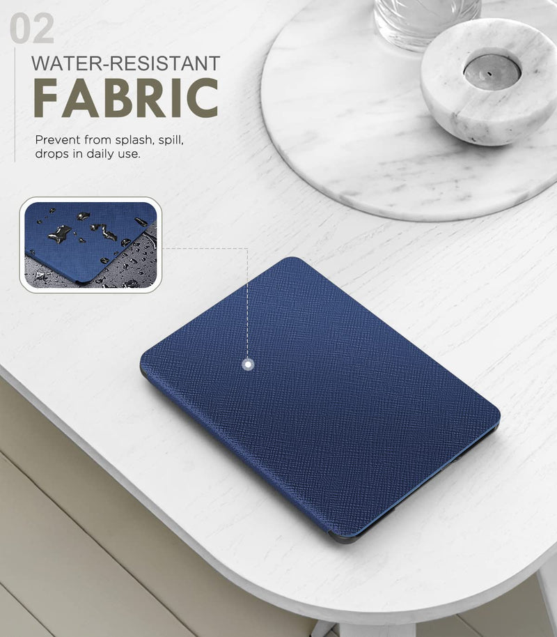  [AUSTRALIA] - MoKo Case for 6.8" Kindle Paperwhite (11th Generation-2021) and Kindle Paperwhite Signature Edition, Light Shell Cover with Auto Wake/Sleep for Kindle Paperwhite 2021 E-Reader, Indigo