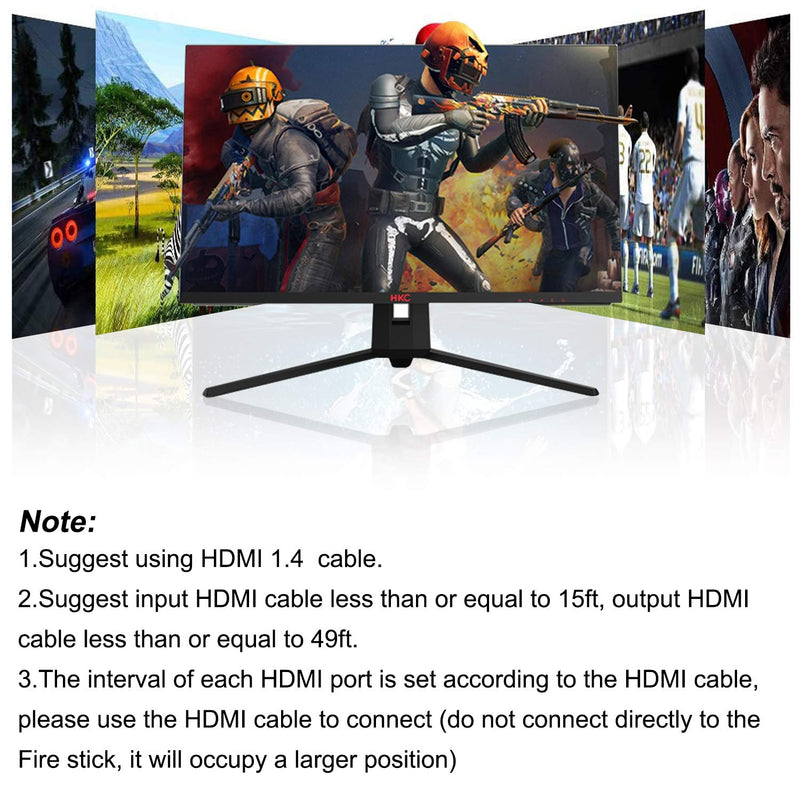  [AUSTRALIA] - HDMI Switcher, LVY 5 in 1 Out HDMI Switch 5x1 HDMI Switch Selector 5 Port Box with IR Remote Control HDMI 1.4 HDCP 1.4 Support 4K@30Hz Ultra HD 3D 2160P 1080P