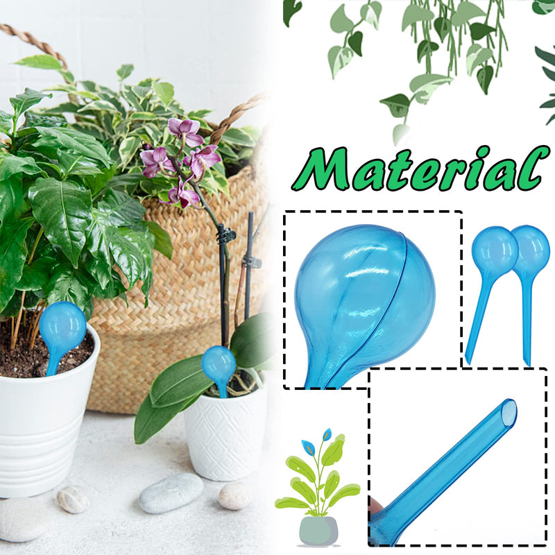  [AUSTRALIA] - 20 Pcs Plant Watering Bulbs,Plastic Automatic Watering Globes,Self Watering Planter Insert,Garden Watering Device Irrigation Equipment for Plants,Flowers,Blue 20 PCS Blue