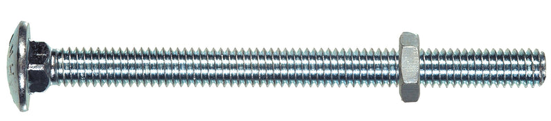  [AUSTRALIA] - The Hillman Group 2151 10-24 x 2-Inch Carriage Bolt with Nut, 15-Pack,Zinc