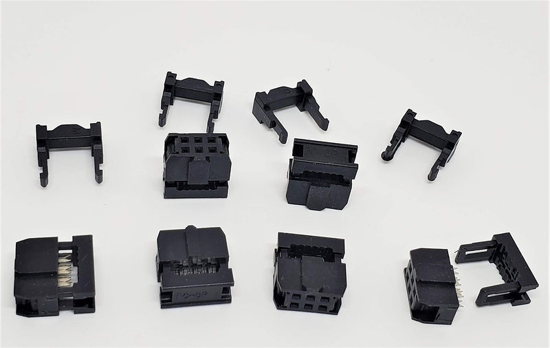  [AUSTRALIA] - Pc Accessories - Connectors Pro 25-Pack IDC 2X3 6 Pins Dual Row Sockets for Flat Ribbon Cable, 6P 2.54mm 0.1" FC Female Connectors for 0.05" Pitch Flat Ribbon Cable