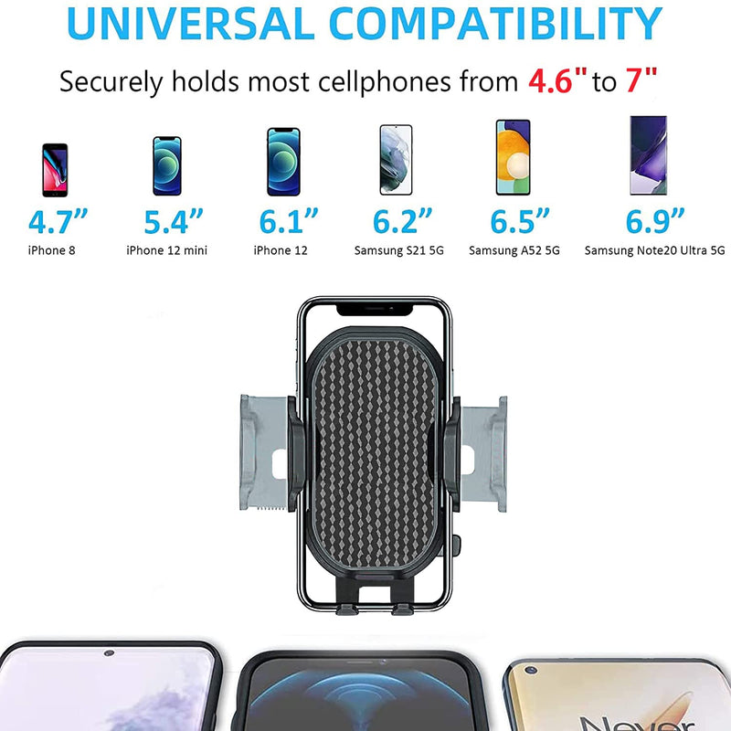  [AUSTRALIA] - Car Phone Holder Air Vent,Car Phone Mount Cradle for iPhone 13/14 Pro/13 Pro Max/11 12 Mini/14 Plus/XR XS SE 2020 2022,LG K51 G8 G8X Thinq Q70,Velvet,Stylo 6 5,Oneplus 8T 8 9 Pro Nord N200 N100 N10 5G