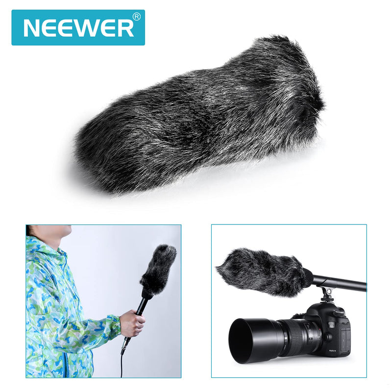  [AUSTRALIA] - Neewer NW-MIC-121 Outdoor Microphone Furry Windscreen Muff for MIC-01 MIC108 MIC-121 Stereo Microphone, TAKSTAR SGC-598, NW-598, SHENGGU SG209 SG108 & Similar Mics