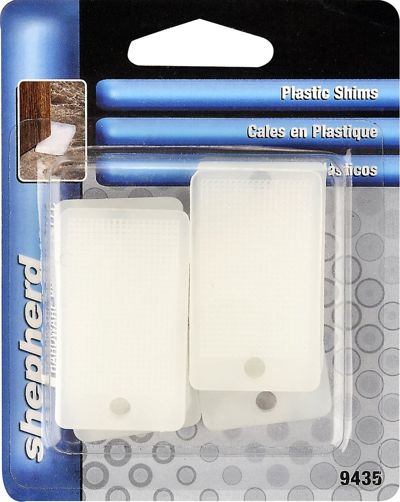 Shepherd Hardware 9435 Wedge-It White Plastic Shims 6 Count - LeoForward Australia