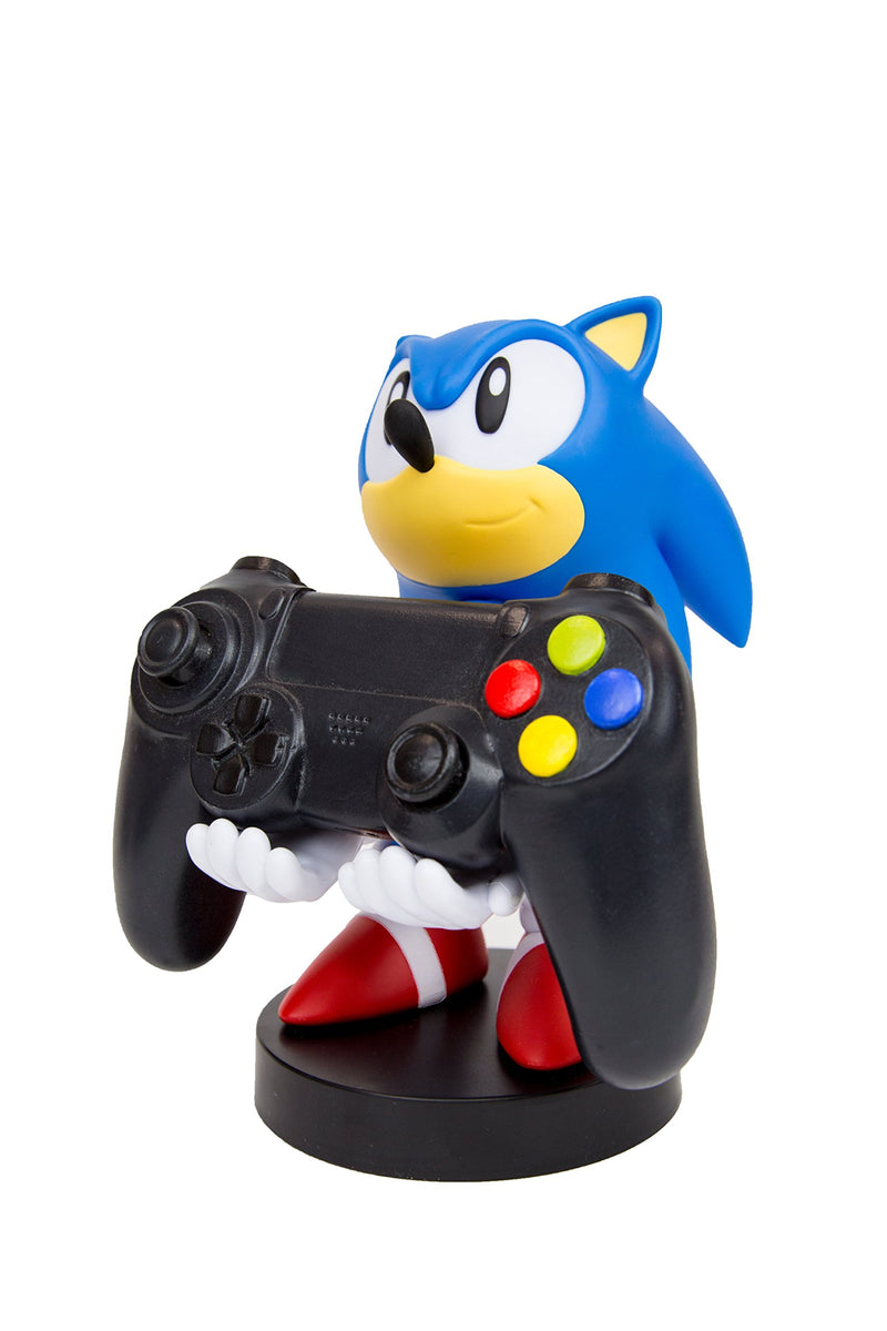 Collectible Sonic the Hedgehog Cable Guy Device Holder - works with PlayStation and Xbox controllers and all Smartphones - Classic Sonic - Not Machine Specific - LeoForward Australia