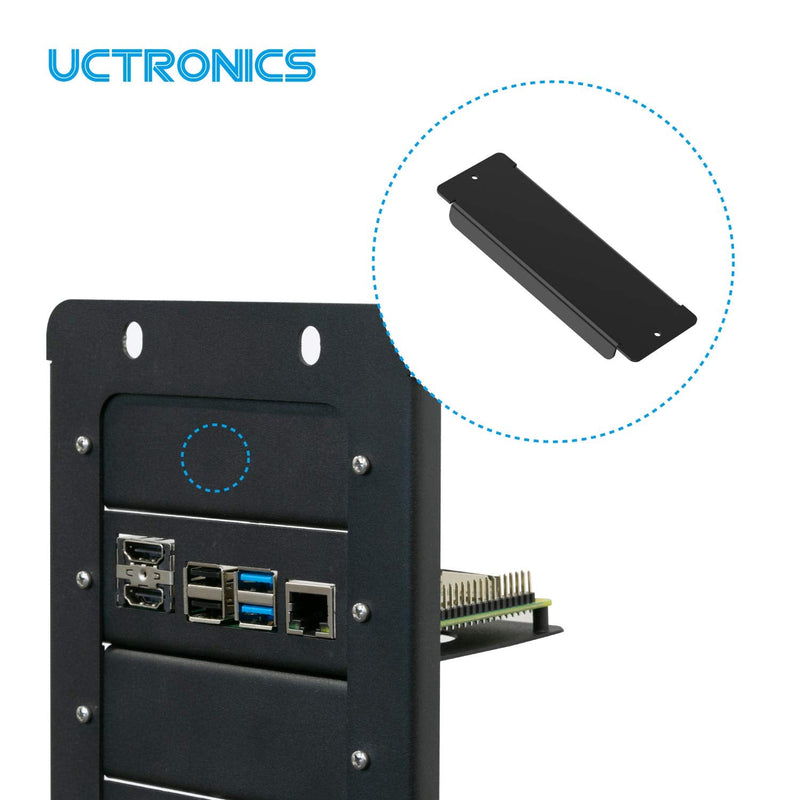  [AUSTRALIA] - UCTRONICS Blank Covers for 3U Raspberry Pi Rack Mount, 4-Pack